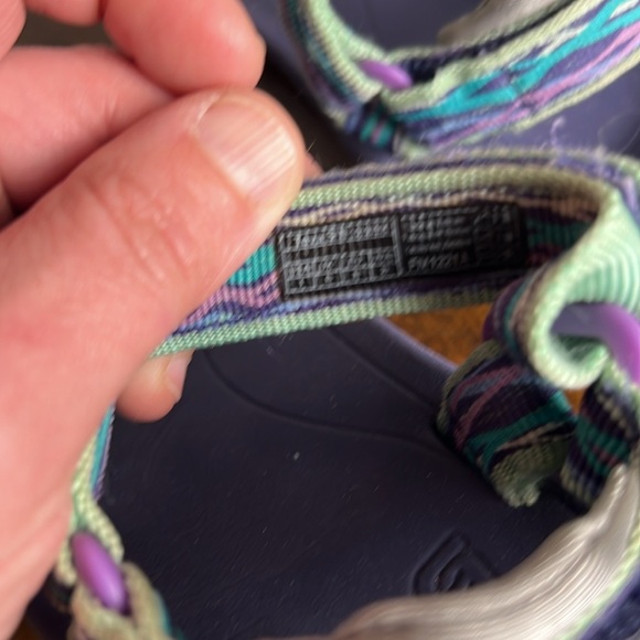Teva Purple Sport Sandals with Adjustable Straps K Hurricane XLT Youth 1 - Picture 3 of 5